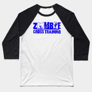 Zombie Hands Blue Baseball T-Shirt